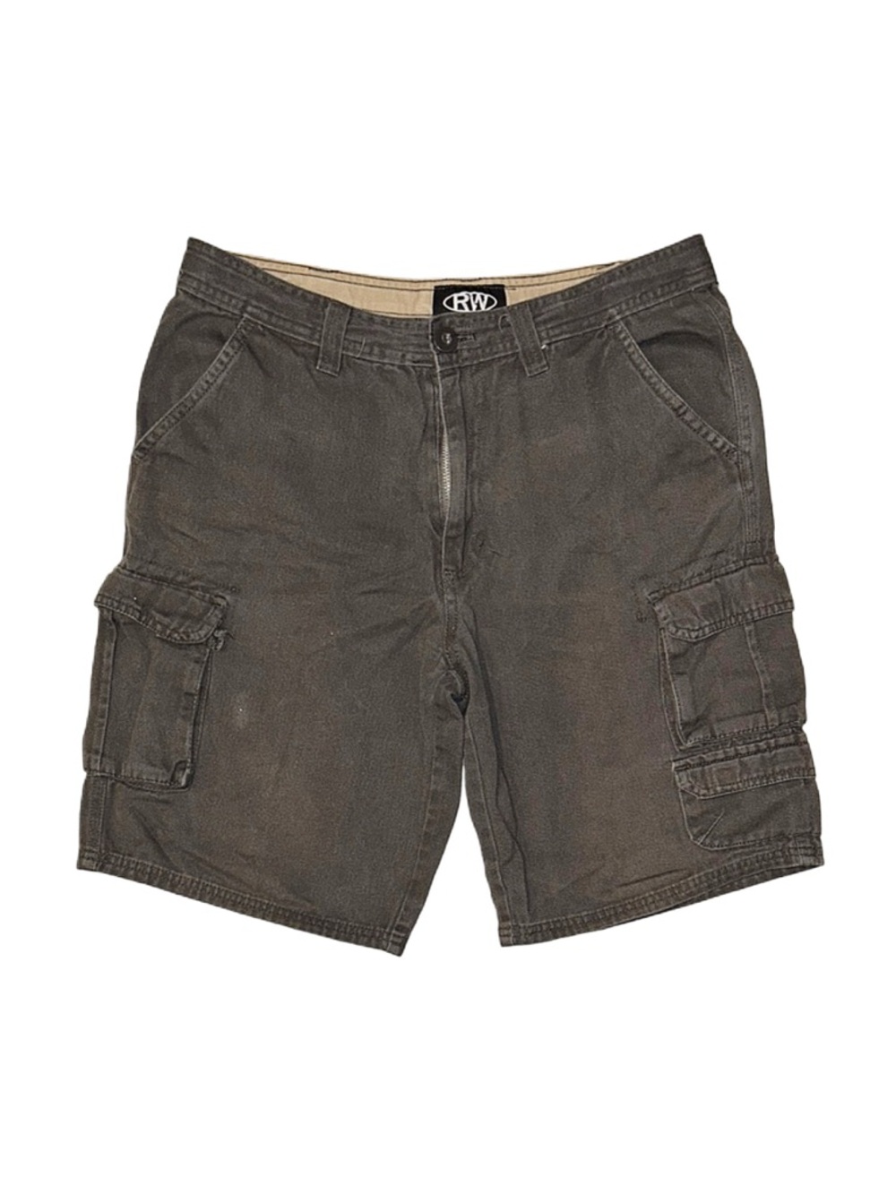 RUGGED WEAR Men's Cargo Shorts 32 Inch Waist
